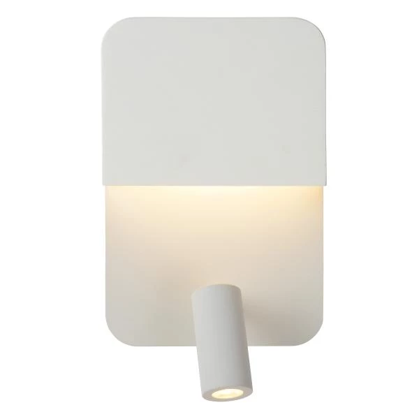 Lucide BOXER - Bedside lamp / Wall light - LED - 3000K - With USB charging point - White - detail 1